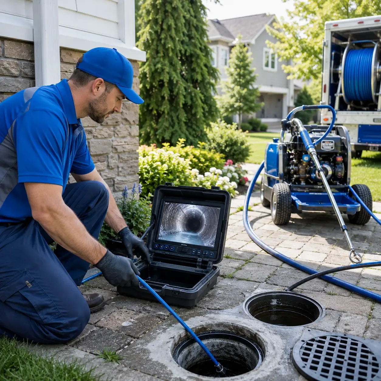 Outdoor drain cleaning professionals serving Philadelphia, NY